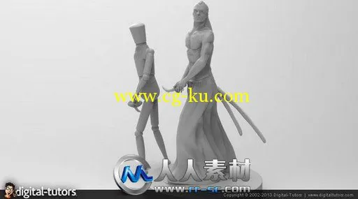 《ZBrush人体雕塑剖析视频教程》Digital-Tutors Creative Development Sculpting A...的图片3