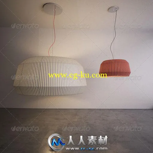 《意大利灯具饰品3D模型合辑》3docean Modo Luce Loto Lamp 139897的图片1