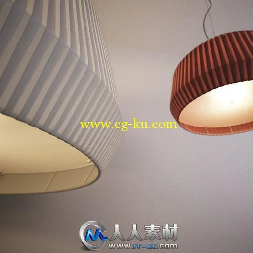 《意大利灯具饰品3D模型合辑》3docean Modo Luce Loto Lamp 139897的图片2