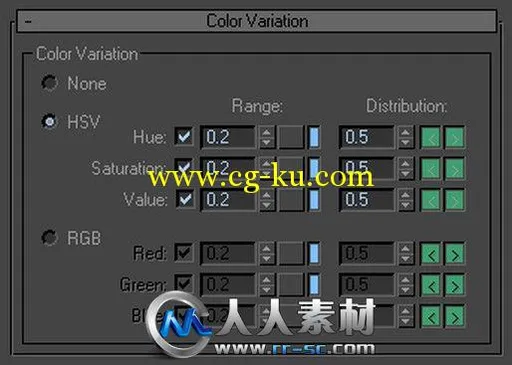 《3dsMax插件Ky Color Variator V2.0版》Ky Color Variator v2.0 for 3ds Max 2011...的图片3