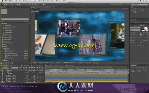 《AE学徒-片头制作视频教程》Lynda.com After Effects Apprentice 16 Creating a M...的图片3