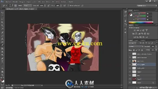 《Flash使用技巧视频教程》video2brain Digital Illustration Details and finishe...的图片2