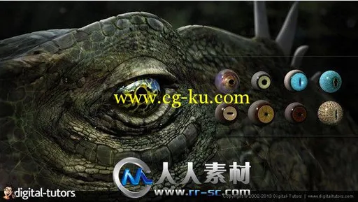 《Maya动物眼睛纹理制作视频教程》Digital-Tutors Texturing Animal Eyes in Maya的图片2