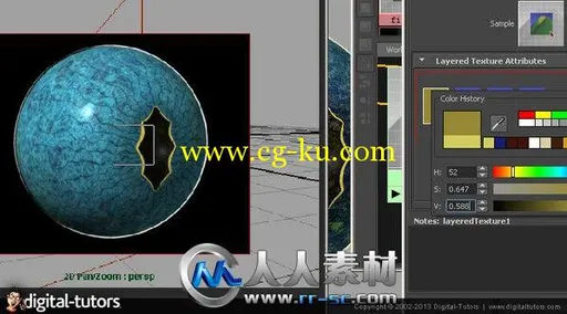 《Maya动物眼睛纹理制作视频教程》Digital-Tutors Texturing Animal Eyes in Maya的图片3