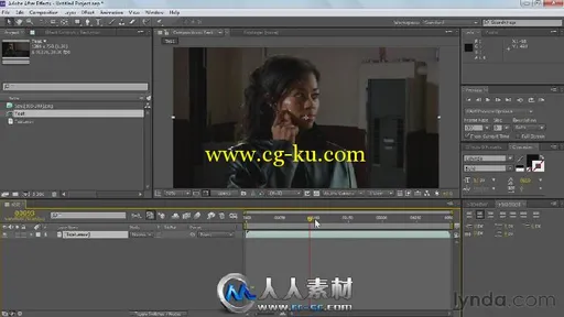 《AE脸部跟踪技术视频教程》Lynda VFX Techniques Tracking Objects Onto A Face w...的图片3