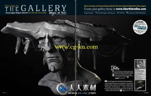 《3D艺术家书籍杂志第51期》3D Artist Issue 51 2013的图片2