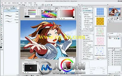 《动画与漫画设计软件V5.0版》Manga Studio V5.0.0 Win/Mac XFORCE的图片3