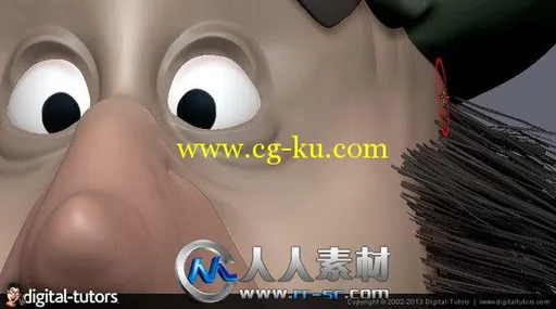 《ZBrush卡通人物头部制作视频教程》Digital-Tutors Speed Sculpting a Cartoon He...的图片3