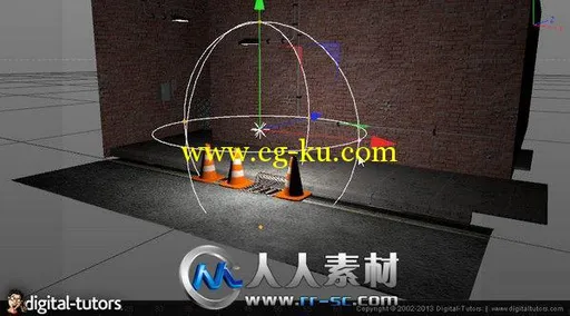 《C4D灯光照明视频教程》Digital Tutors Introduction to Lighting in CINEMA 4D的图片3