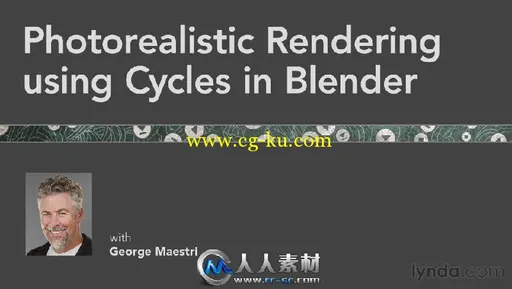 《Blender真实渲染视频教程》Lynda.com Photorealistic Rendering Using Cycles in...的图片1