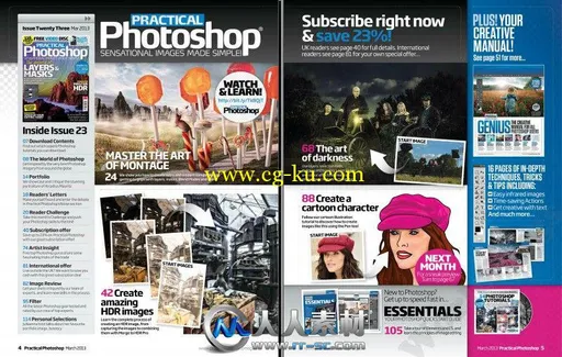 《Photoshop技术指南杂志2013年3月刊》Practical Photoshop UK March 2013的图片2