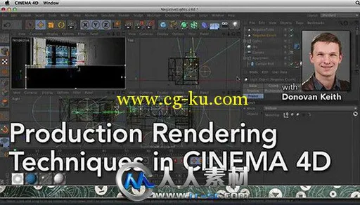 《C4D渲染技术视频教程》Lynda.com Production Rendering Techniques in CINEMA 4D的图片1