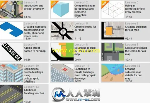 《Illustrator制作三维地图视频教程》Digital-Tutors Creating 3D Maps Using Isom...的图片2