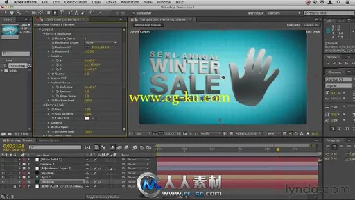 《AE插件Element3D基础训练视频教程》Lynda.com Element 3D Essential Training的图片10