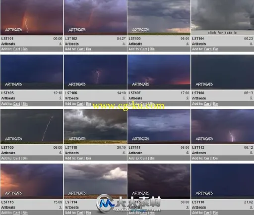 《闪电风暴雷雨视频素材合辑》Artbeats Lightning Storms HD的图片2