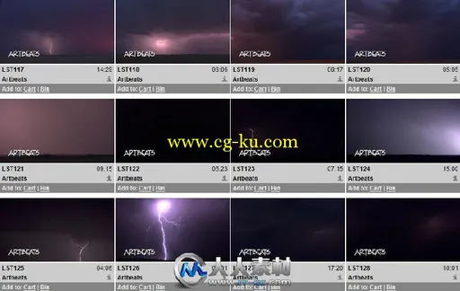 《闪电风暴雷雨视频素材合辑》Artbeats Lightning Storms HD的图片3