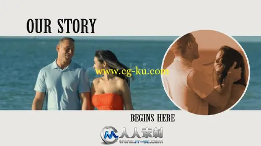 《婚礼投影幻灯片AE模板》Videohive Slide Intro 2792465的图片3