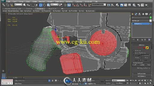 《3dsmax科幻手枪模型视频教程》3DMotive The Sci-Fi Pistol Workflow Vol 1,2,3的图片4