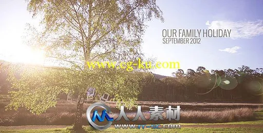 《阳光明媚温馨相册AE模板》Videohive Photo Gallery on a Sunny Afternoon 3209013的图片2