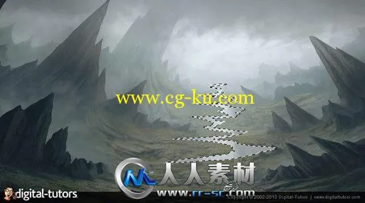 《PS幻想场景环境视频教程》Digital-Tutors Painting a Fantasy Environment in Ph...的图片3