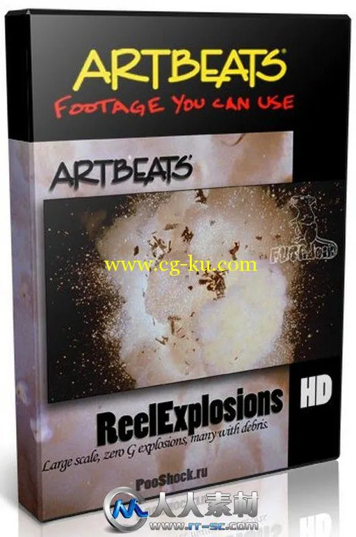 《爆炸碎片视频素材合辑》Artbeats ReelExplosions HD的图片2