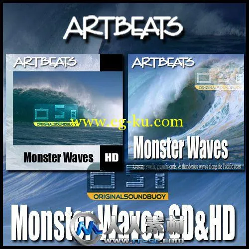 《巨浪浪花高清视频素材合辑》Artbeats Monster Waves HD的图片1