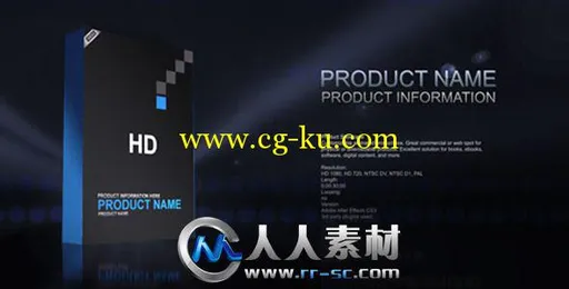 《产品书籍与DVD包装AE模板》Videohive Products Showcase Templates Pack 31843的图片1