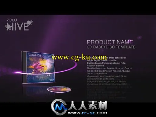 《产品书籍与DVD包装AE模板》Videohive Products Showcase Templates Pack 31843的图片3