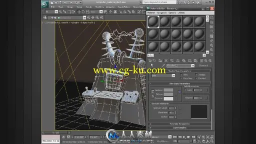 《3dsMax模拟材料视频教程》Digital-Tutors Material Creation Workflows in 3ds Max的图片1