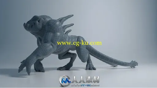 《blender角色建模训练视频教程》CG Cookie Creature Modeling for Production Tra...的图片3