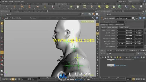 《Houdini骨骼动画基础视频教程》cmiVFX Houdini Rigging Animation Fundamentals的图片3