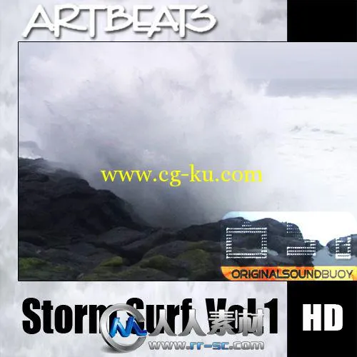 《海浪风暴高清实拍视频素材合辑》Artbeats Storm Surf HD的图片1