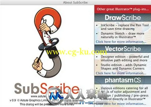 《AI插画插件SubscribeDesignerV1.4版》ASTUTE Subscribe Designer v1.4.0 WIN/Mac...的图片1