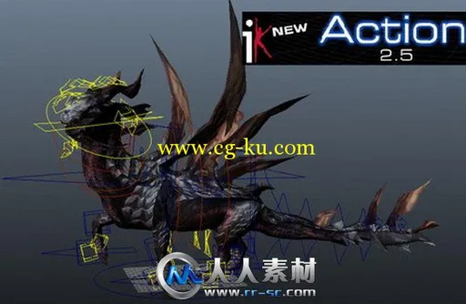 《Maya插件全身解算器V2.5版》IKinema Action v2.5 MAYA 2013 Win64的图片1