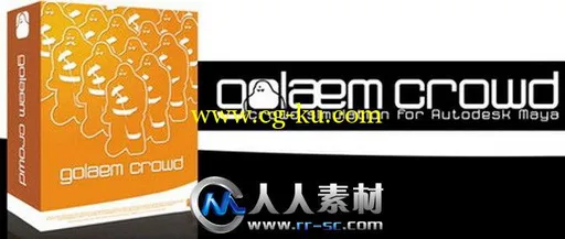 《Maya人群模拟渲染插件V2.2.2版》Golaem Crowd v2.2.2 For Maya 2011–2013 x32/x64的图片1