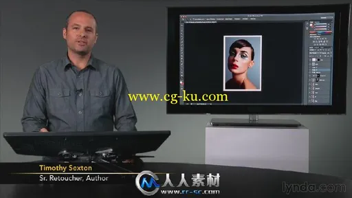 《PS肖像美容修饰视频教程》Lynda.com Photoshop Retouching Techniques Beauty Po...的图片1