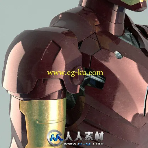 《钢铁侠3D模型合辑》Turbosquid Iron Man Rigged的图片5