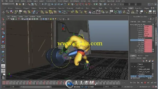 《Maya战斗场景动画视频教程》Digital-Tutors Animating a Fight Scene in Maya的图片3