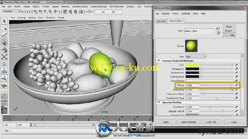 《Maya与mentalray结合制作视频教程》Lynda.com Creating Shader Networks in Maya...的图片1