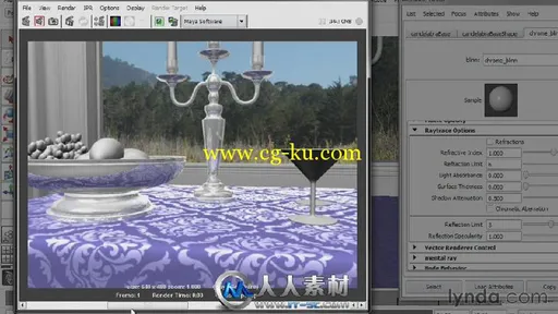 《Maya与mentalray结合制作视频教程》Lynda.com Creating Shader Networks in Maya...的图片8