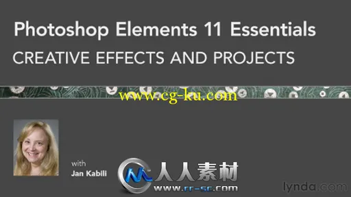 《Photoshop Elements 11基础入门视频教程之创意特效》Lynda.com Photoshop Elemen...的图片1