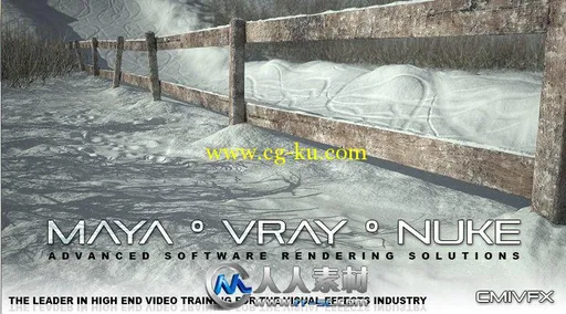 《雪景视觉特效综合制作视频教程》cmiVFX Maya VRay Nuke Advanced Software Rende...的图片1