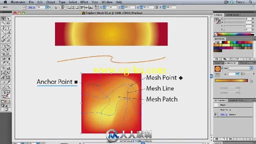 《Illustrator渐变网格视频教程》Tuts+ Premium Mastering Gradient Mesh in Illus...的图片2