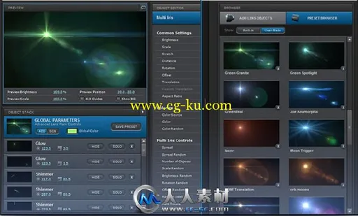 《AE镜头光晕插件Optical FlaresV1.3.3版》Video Copilot Pro Flares 1.3.3 Bundle...的图片3