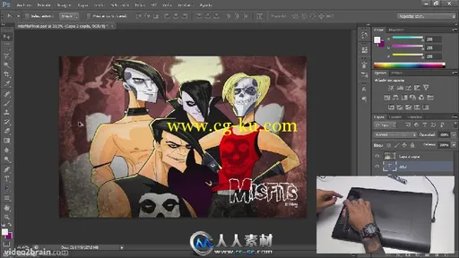 《MangaStudio与PS漫画创作视频教程》video2brain Creating comics Spanish的图片3