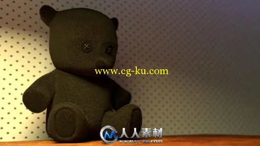 《Blender泰迪熊建模视频教程》CG Cookie Creating a Burlap Teddy Bear的图片2