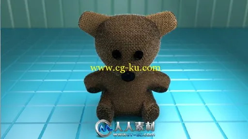 《Blender泰迪熊建模视频教程》CG Cookie Creating a Burlap Teddy Bear的图片3