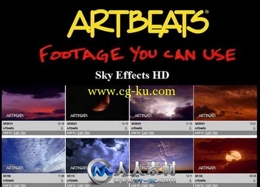 《天空特效高清实拍视频素材合辑》Artbeats Sky Effects HD的图片1