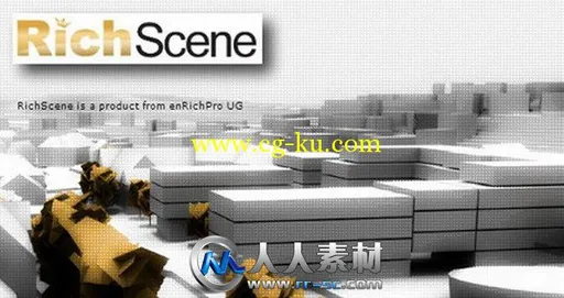 《3dsmax建筑外观控制渲染插件V2版》RichDirt2 RichScene for 3ds Max 2011-2012-2013的图片1