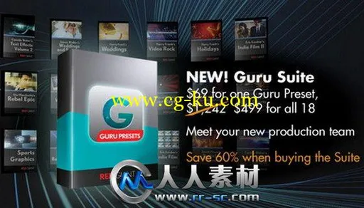 《红巨星出品AE预设与模板合辑》Red Giant Complete Guru Suite After Effects Pro...的图片1